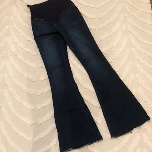 Never Worn Boho Maternity distressed bell cut